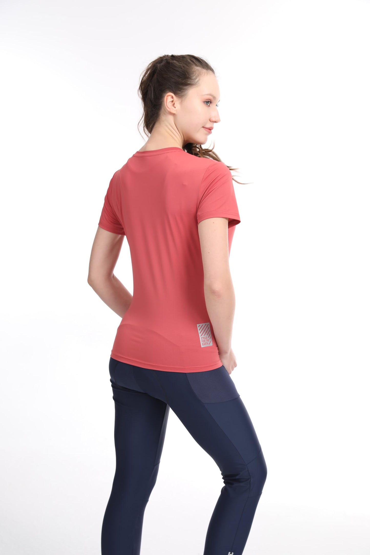 Wulibike Women's Running Tops – Quick-dry, breathable, UV-protected sports T-shirts with reflective details. Available in 3 or 5-pack. Perfect for workouts!