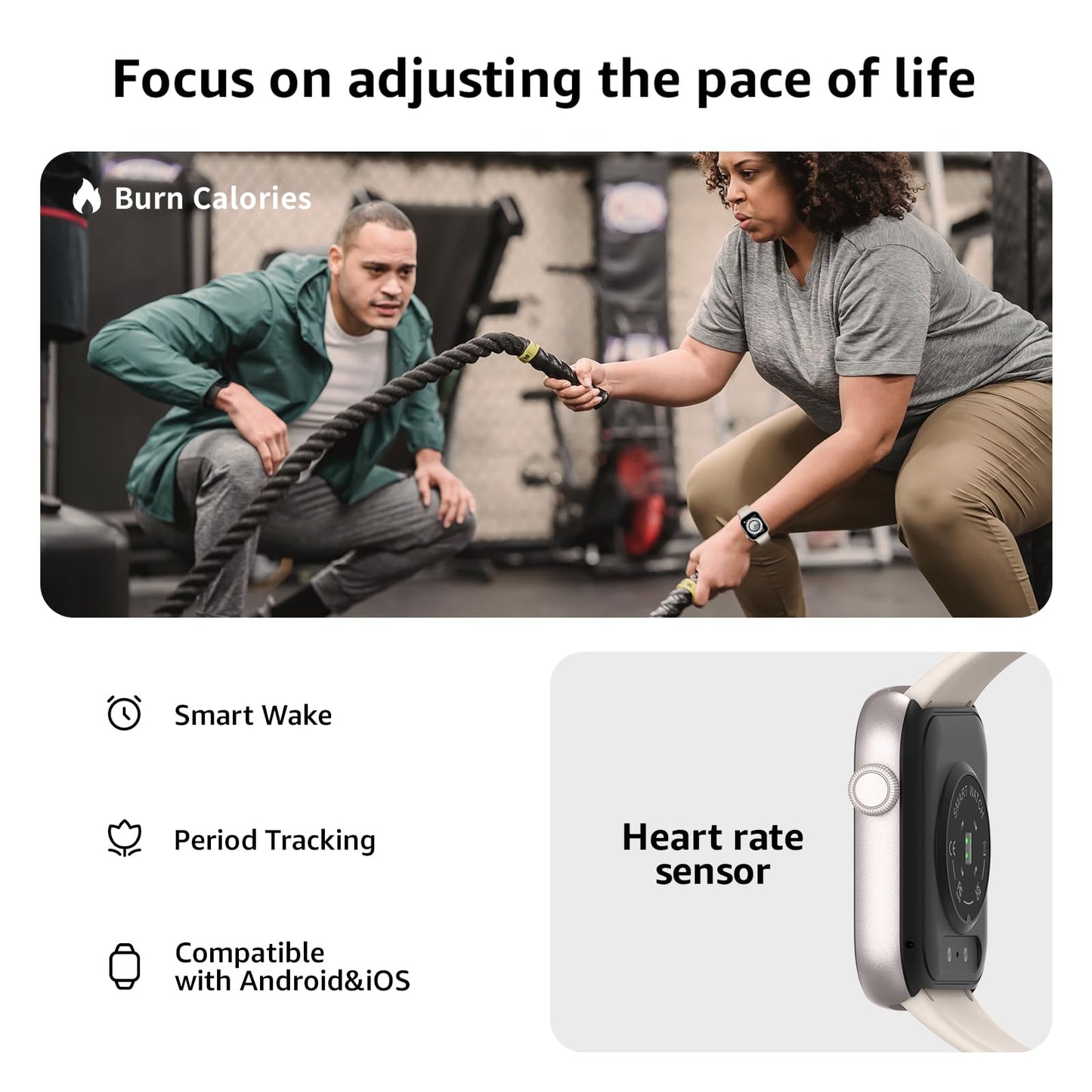 Smart Watch for Men Women Answer/Make Call, 1.85" Smartwatch, Fitness Watch with Heart Rate Blood Pressure Sleep Monitor, 140+Sports, IP68 Waterproof Step Counter Watch Compatible with Android IOS
