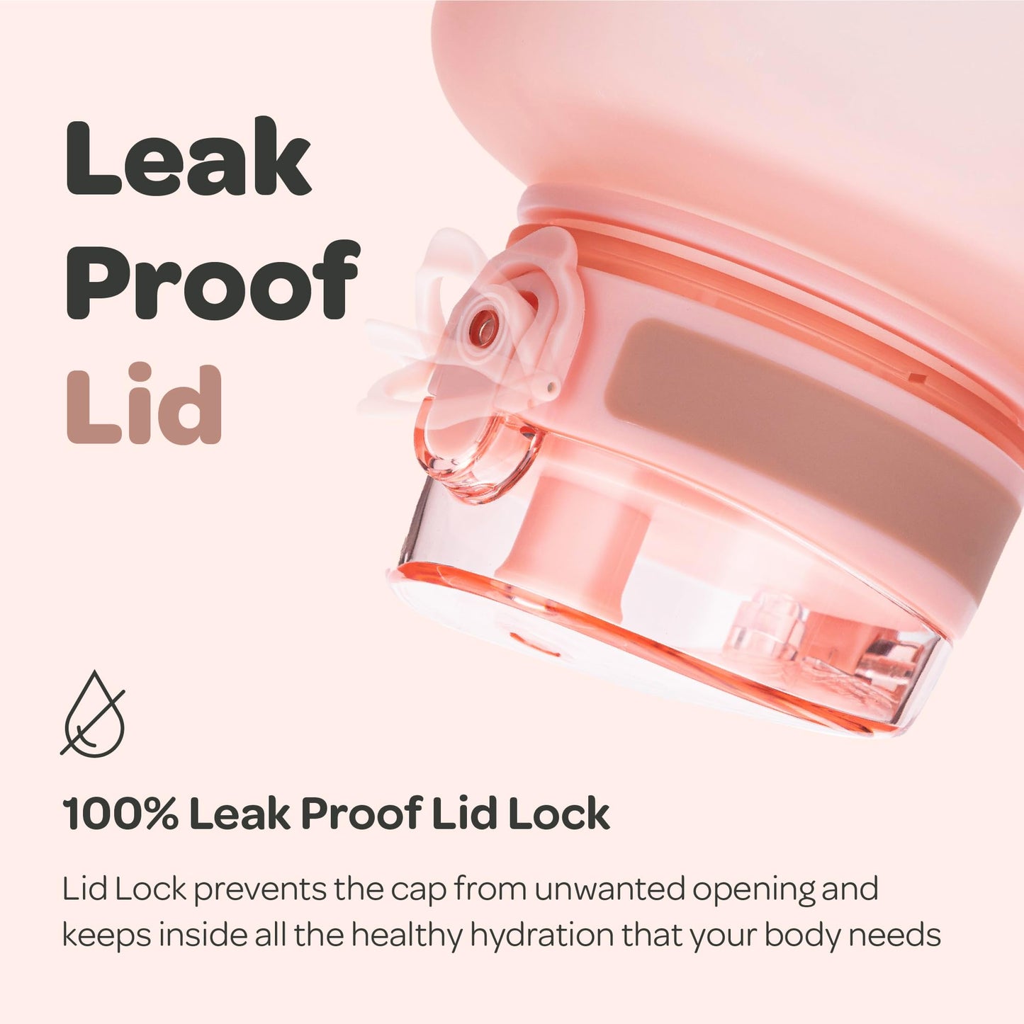 Hydracy 2L Water Bottle – BPA-Free, Leak-Proof, Time Marker & No-Sweat Sleeve | Includes Fruit Infuser | Perfect for Gym, Sports & Outdoors