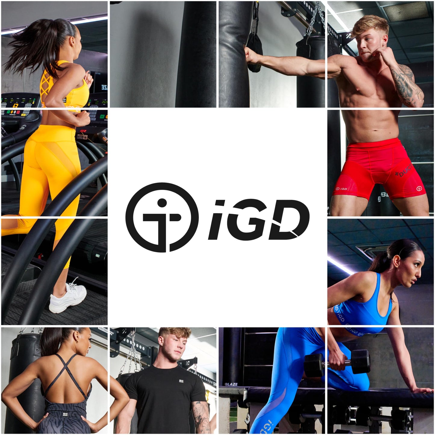 iGD Women's Non-Vented Compression Leggings V2 L Black