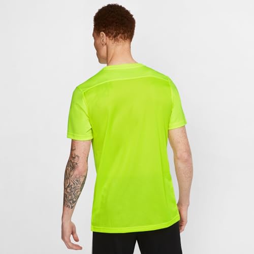 NIKE Mens Dri-fit Park 7 Jby Sweatshirt, Volt/Black,